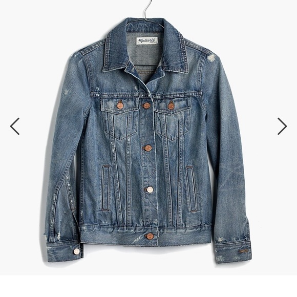 Madewell Jean Jacket - Ellery Wash - Large - Picture 2 of 4